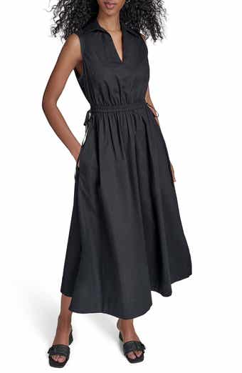 Calvin Klein Cutout Cotton Maxi Dress