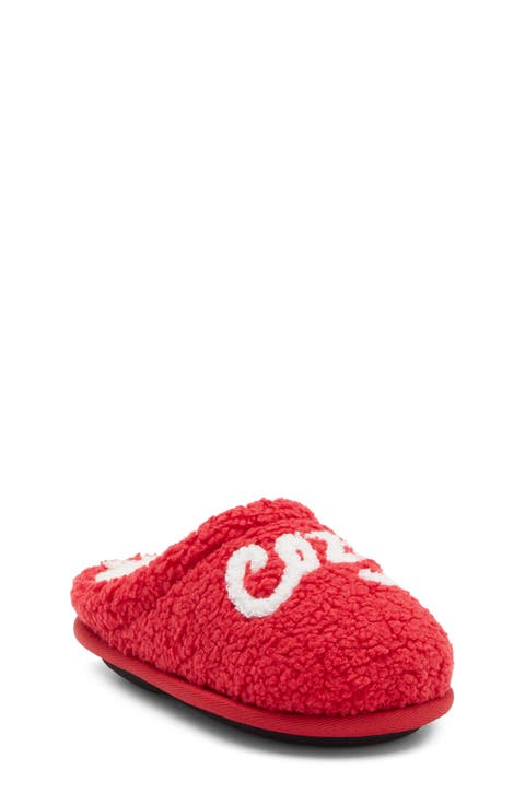 Kids' Cozy Faux Shearling Slipper