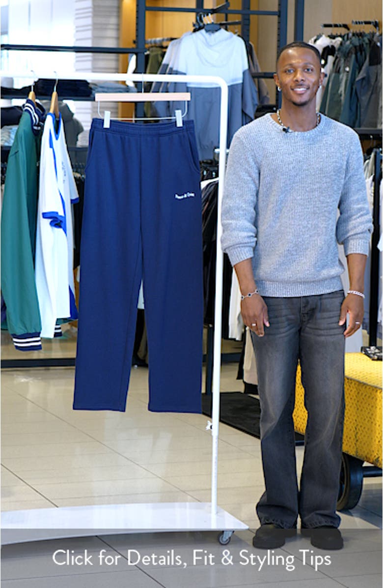 Wordmark Pigment Dyed Sweatpants, sales video thumbnail