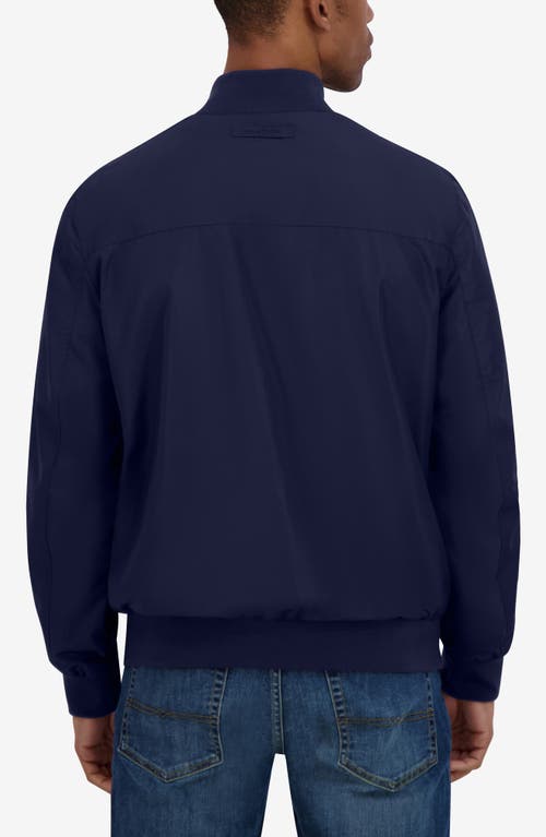 Nautica Water Resistant Flight Jacket In Blue