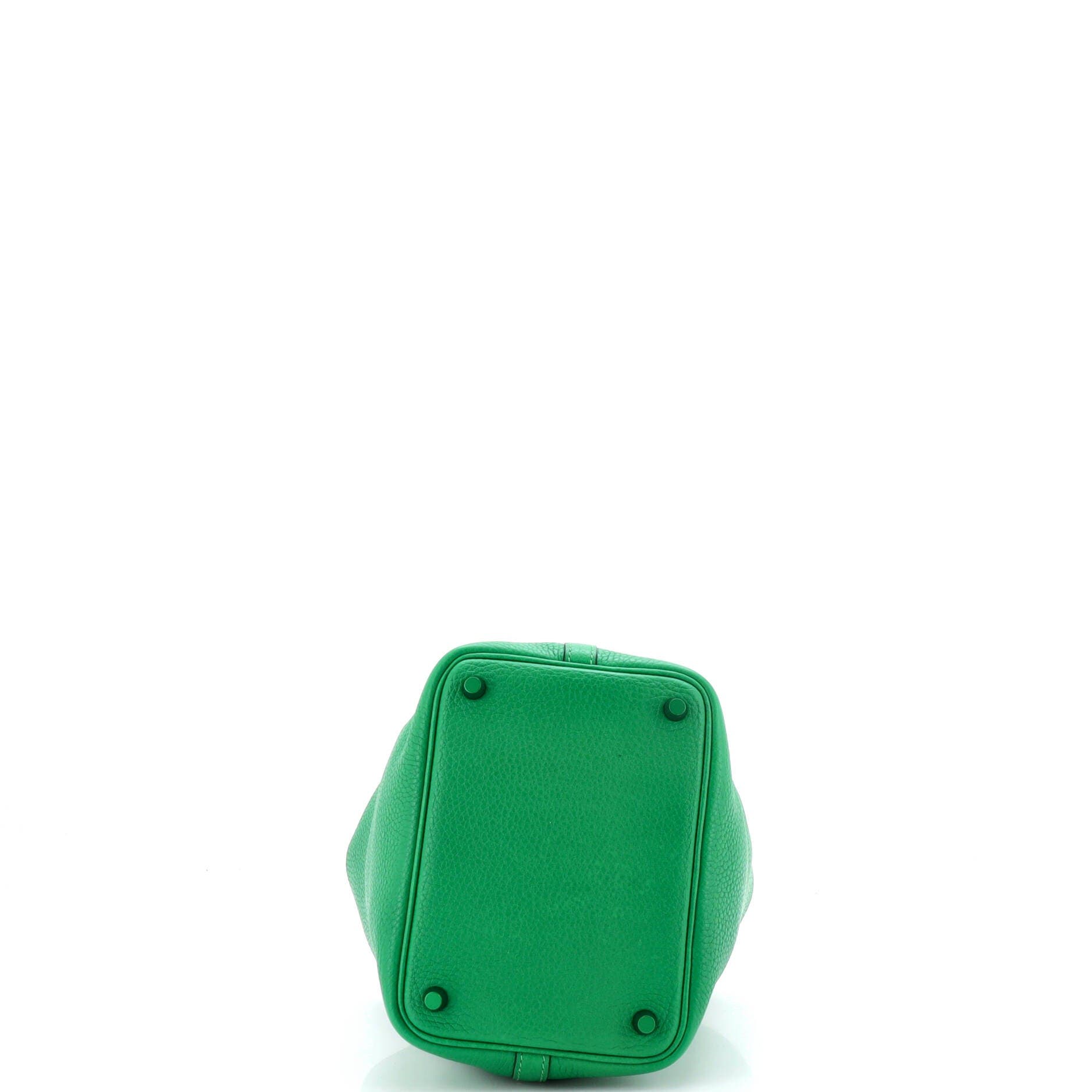 Monochrome Picotin Lock Bag Clemence PM, Alternate, color, Green