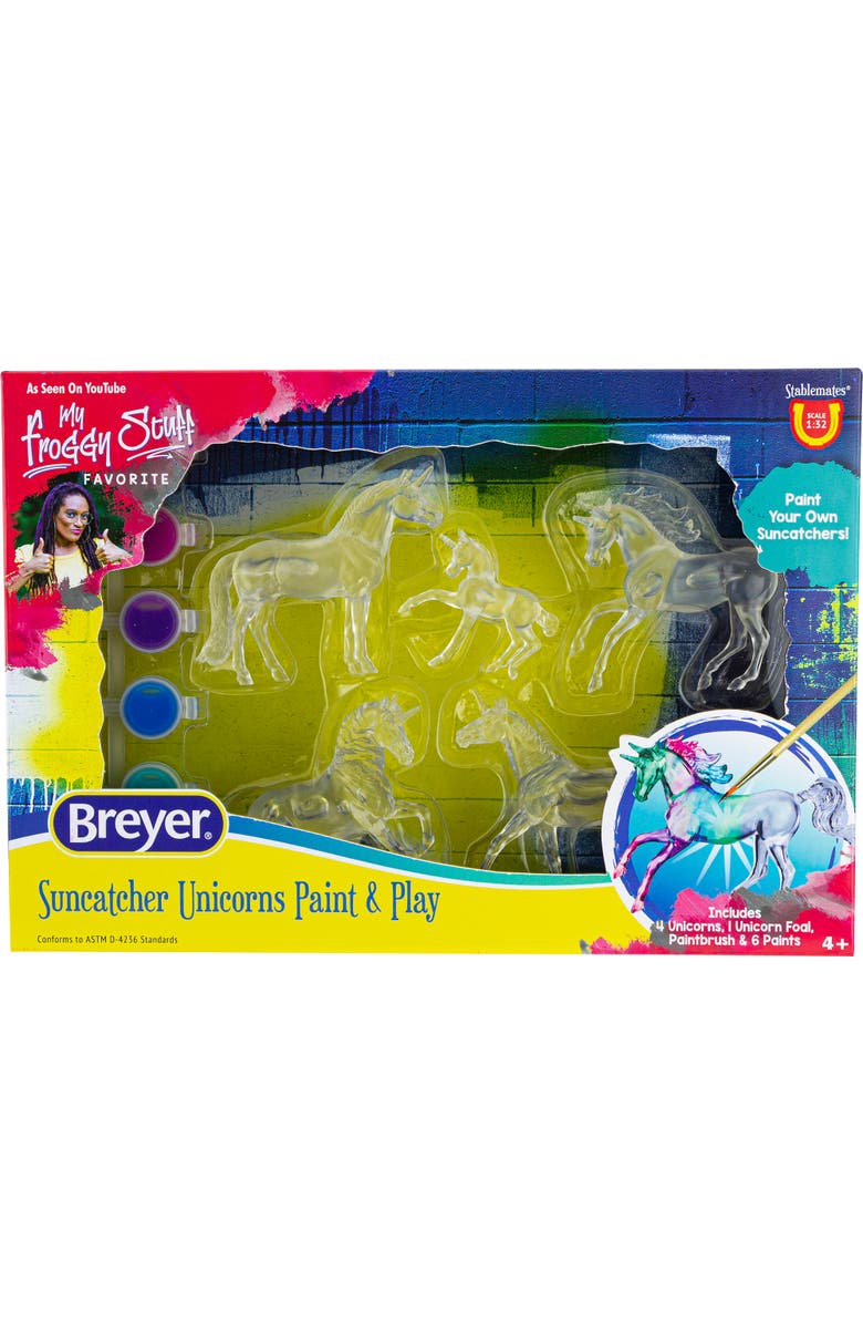 Breyer Horses Stablemates 132 Scale Suncatcher 5 Piece Craft Set, Main, color, Multicolored