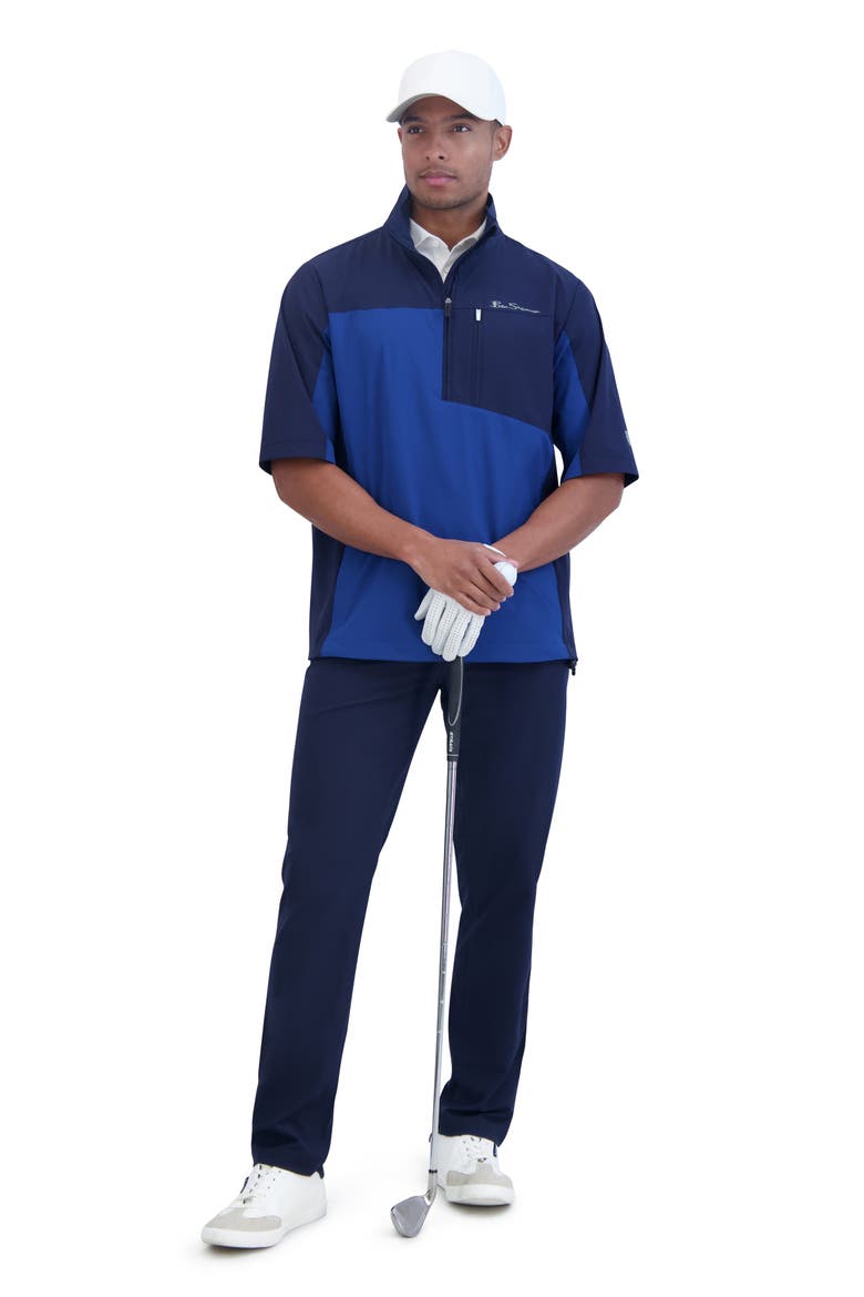 Water Repellent Golf Top, Alternate, color, NAVY
