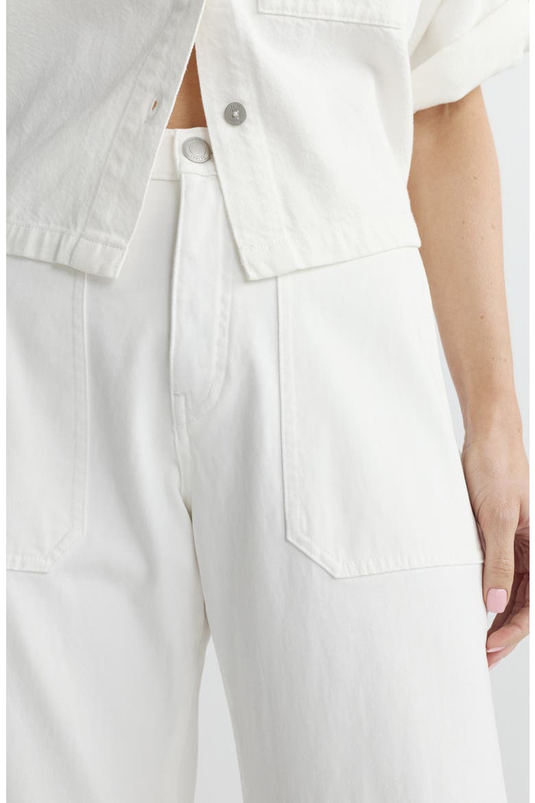 Bilie Easy High Rise Barrel Leg Pants, Alternate, color, WHITE