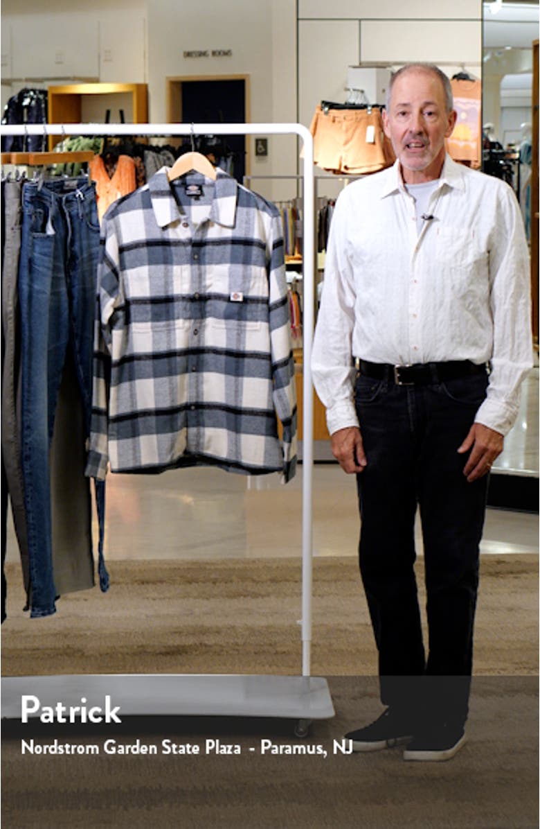 Coaling Plaid Flannel Button-Up Overshirt, sales video thumbnail