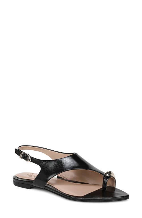 27 Edit Naturalizer Via Slingback Pointed Toe Sandal In Black Leather