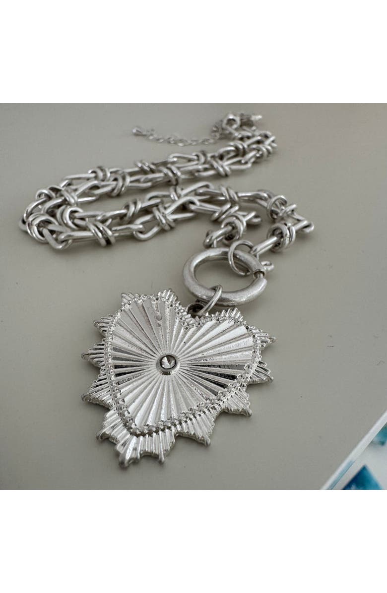 Erin McDermott Jewelry Love and Luck Necklace, Alternate, color, Silver