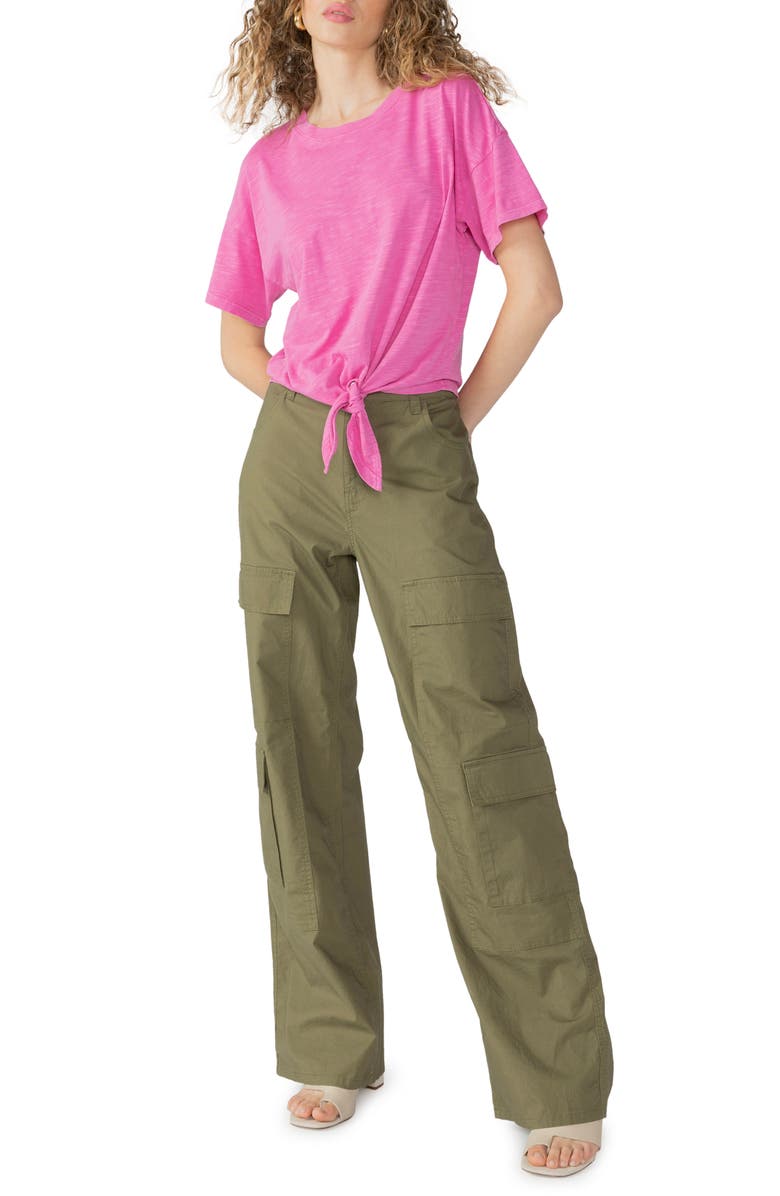 Sanctuary Stretch Cotton Cargo Pants, Alternate, color, 