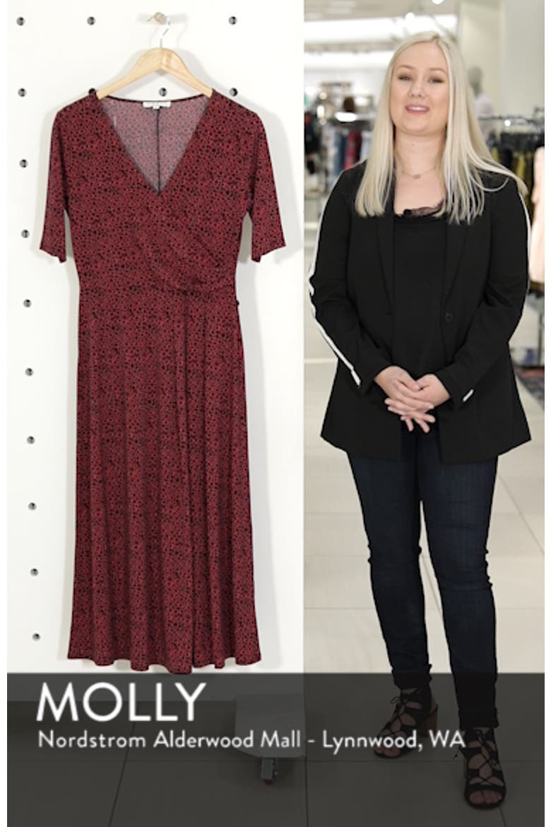 Ring Print Midi Dress video