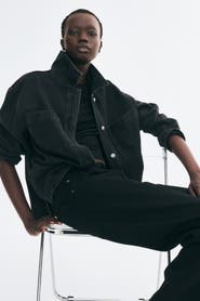 H&M Cotton Denim Overshirt