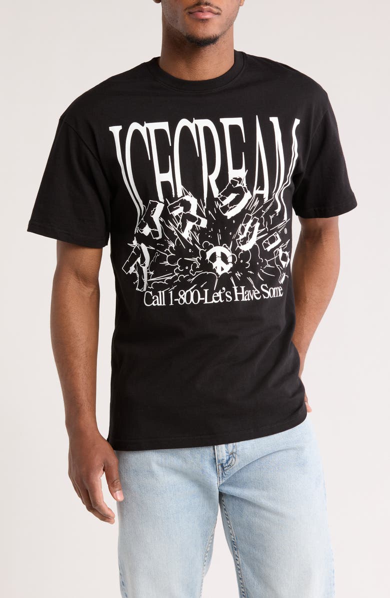 ICECREAM Smile Logo Graphic T-Shirt, Main, color,
