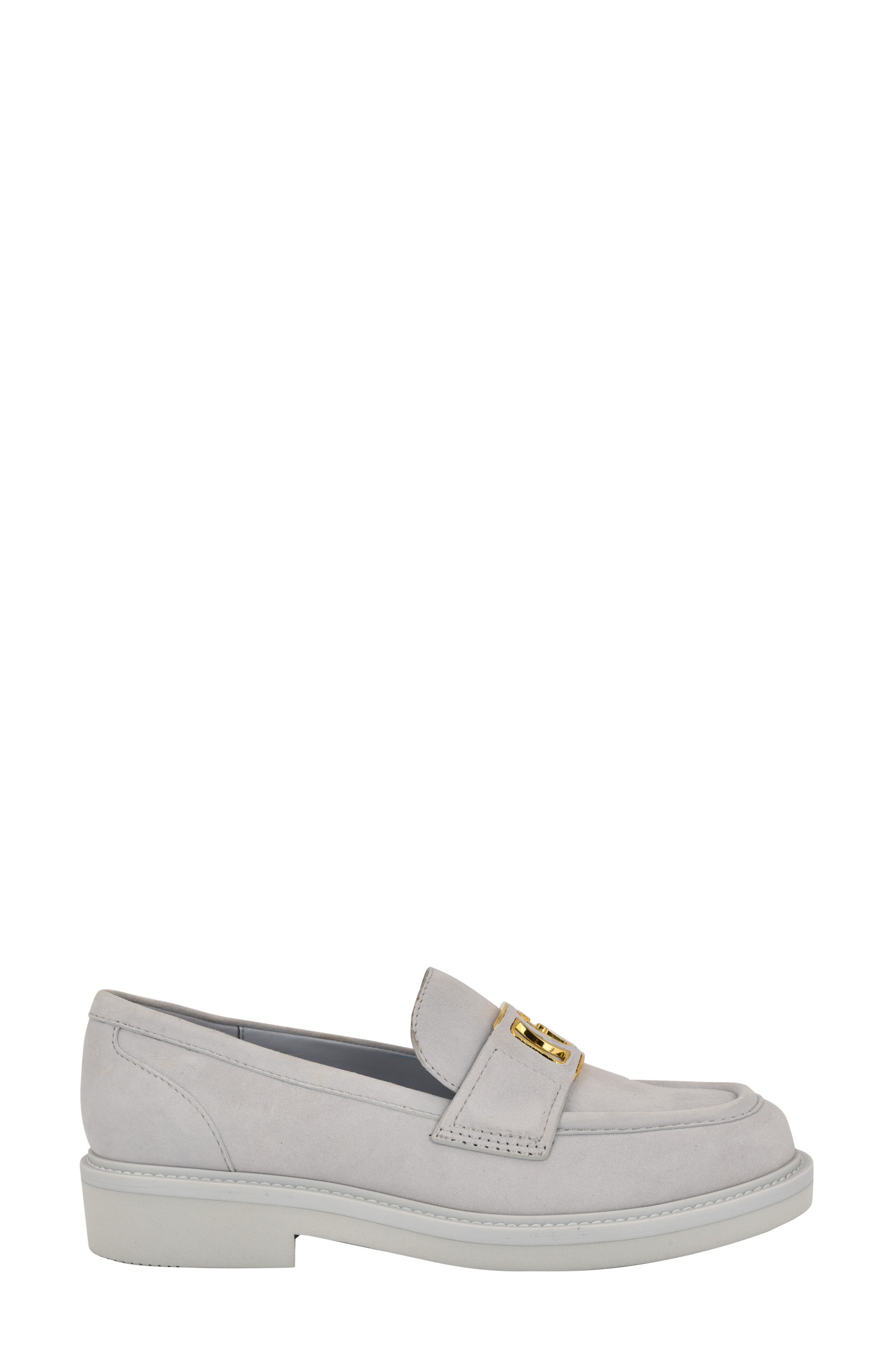 GUESS Shuttle Loafer, Alternate, color, Light Grey