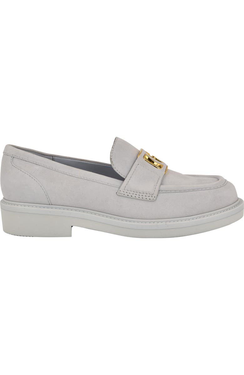GUESS Shuttle Loafer, Alternate, color, Light Grey