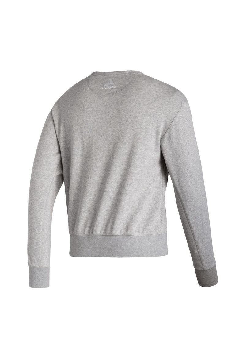 Men's adidas Heathered Gray Pittsburgh Penguins Vintage Pullover Sweatshirt, Alternate, color, Heather Gray