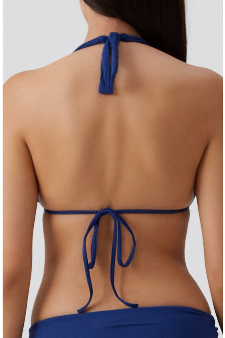Grenada Halter Bikini Top, Alternate, color, MARINE