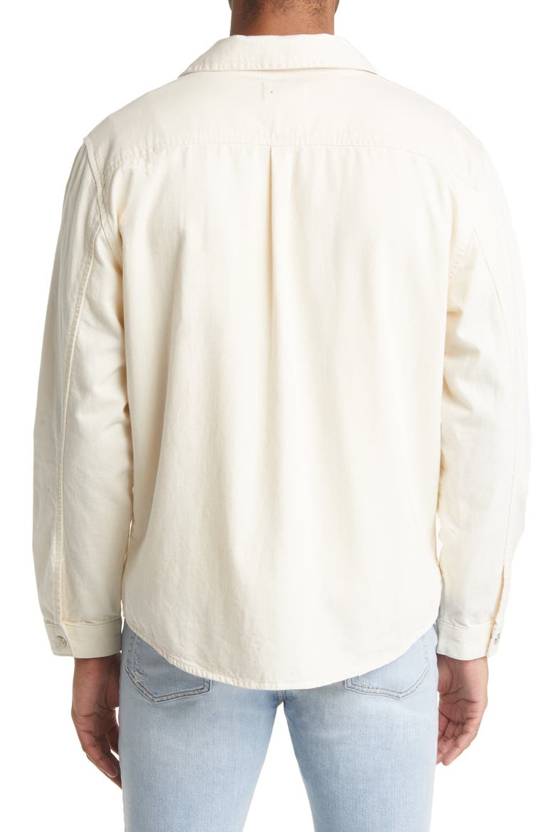 Denim Button-Up Shirt, Alternate, color, AU NATURAL