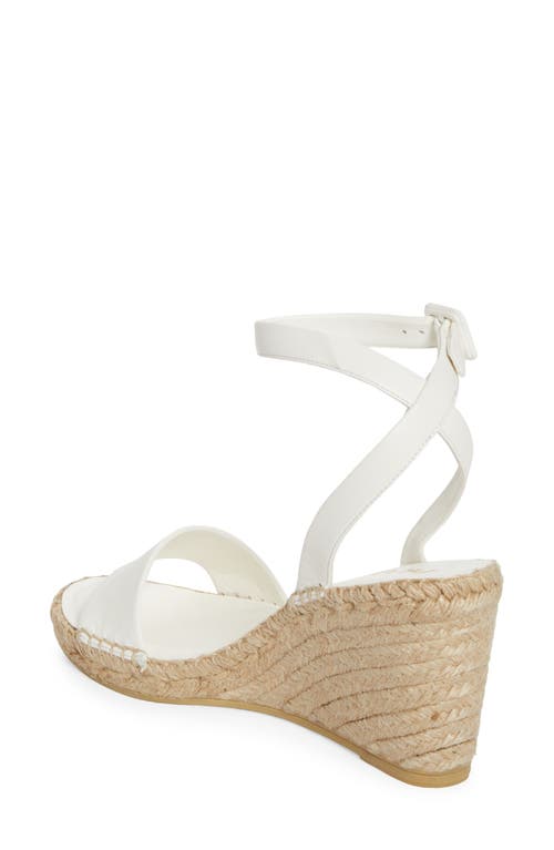 Prada Espadrille Wedge Sandal In Avorio