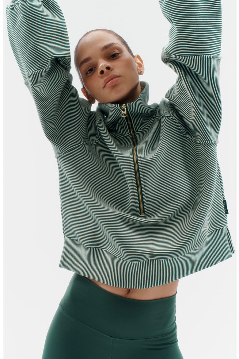 Milano Half-Zip Sweatshirt, Alternate, color, SYCAMORE