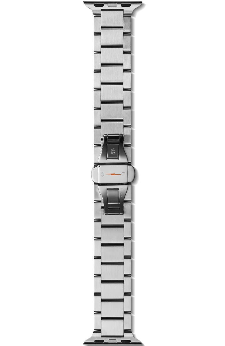 Shinola Stainless Steel 20mm Apple Watch<sup>®</sup> Bracelet Watchband, Alternate, color,