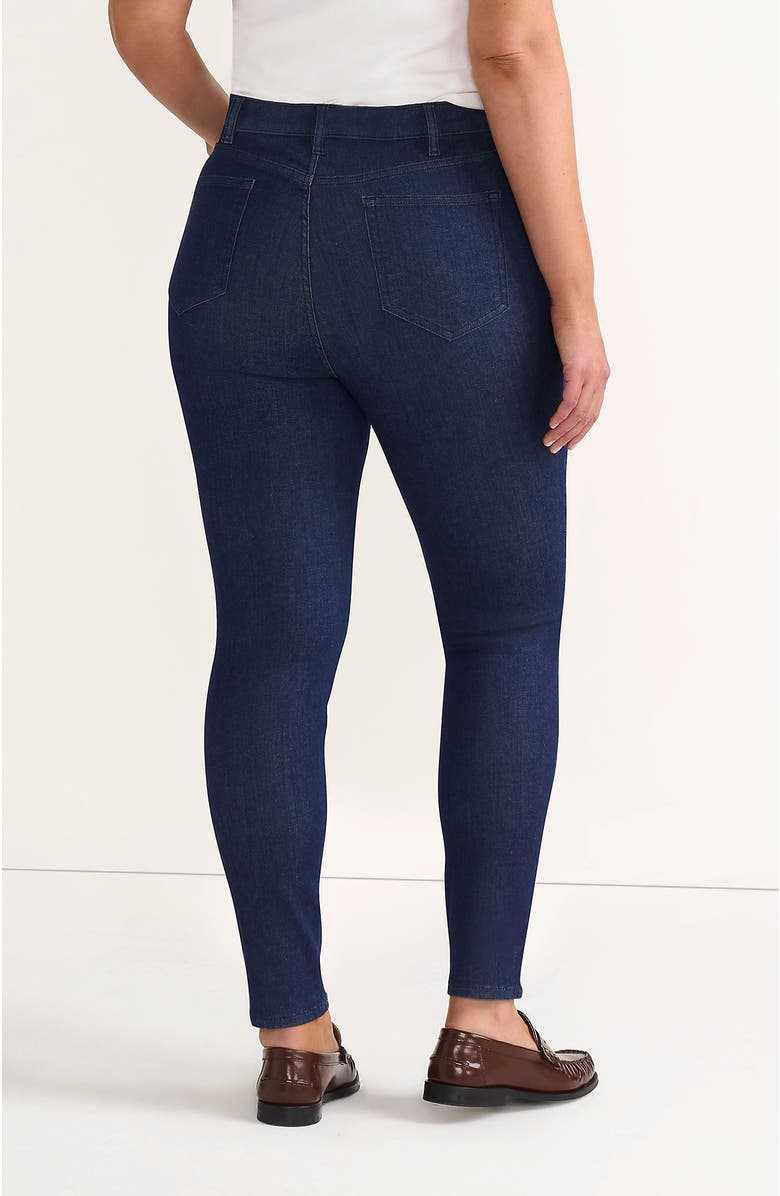 Lands' End High Rise Adaptive Lycra Skinny Jeans, Alternate, color, River Rinse