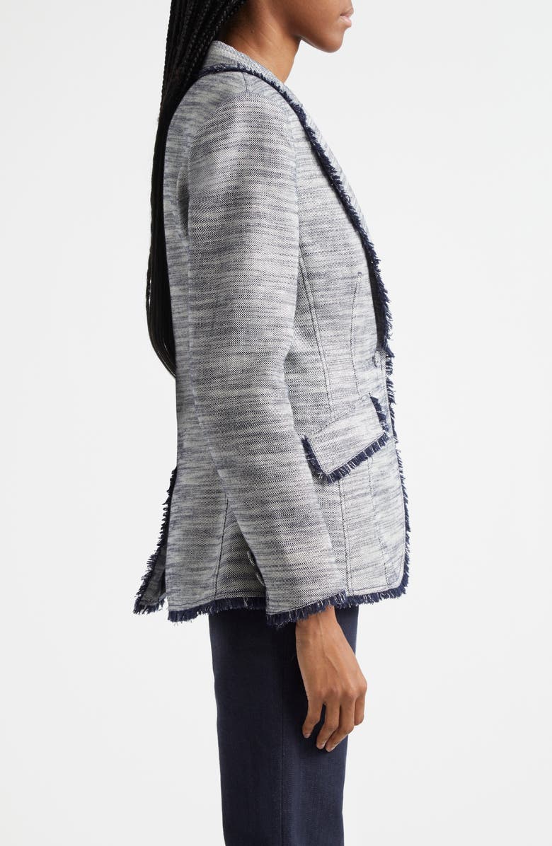 Cinq à Sept Sallie Metallic Fringe Blazer, Alternate, color,