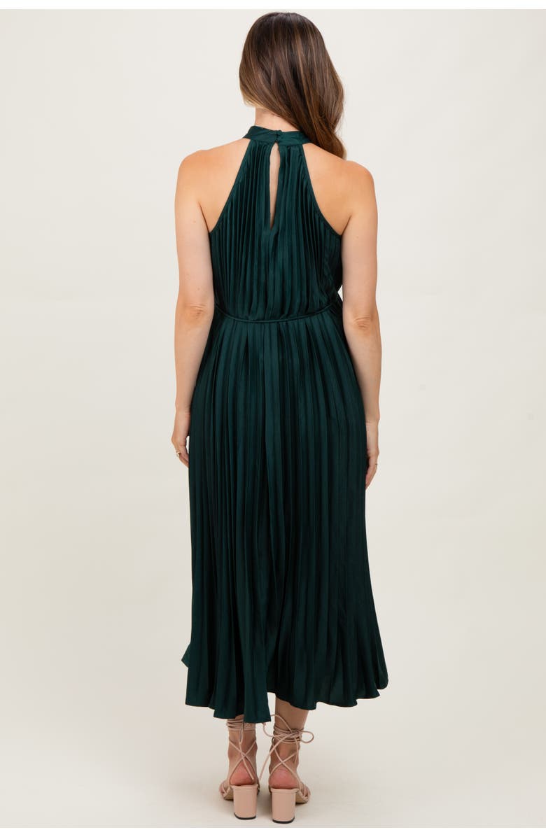 PinkBlush Pleated Halter Dress, Alternate, color, 