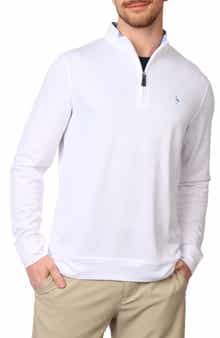 TailorByrd Modal Blend Quarter Zip Polo