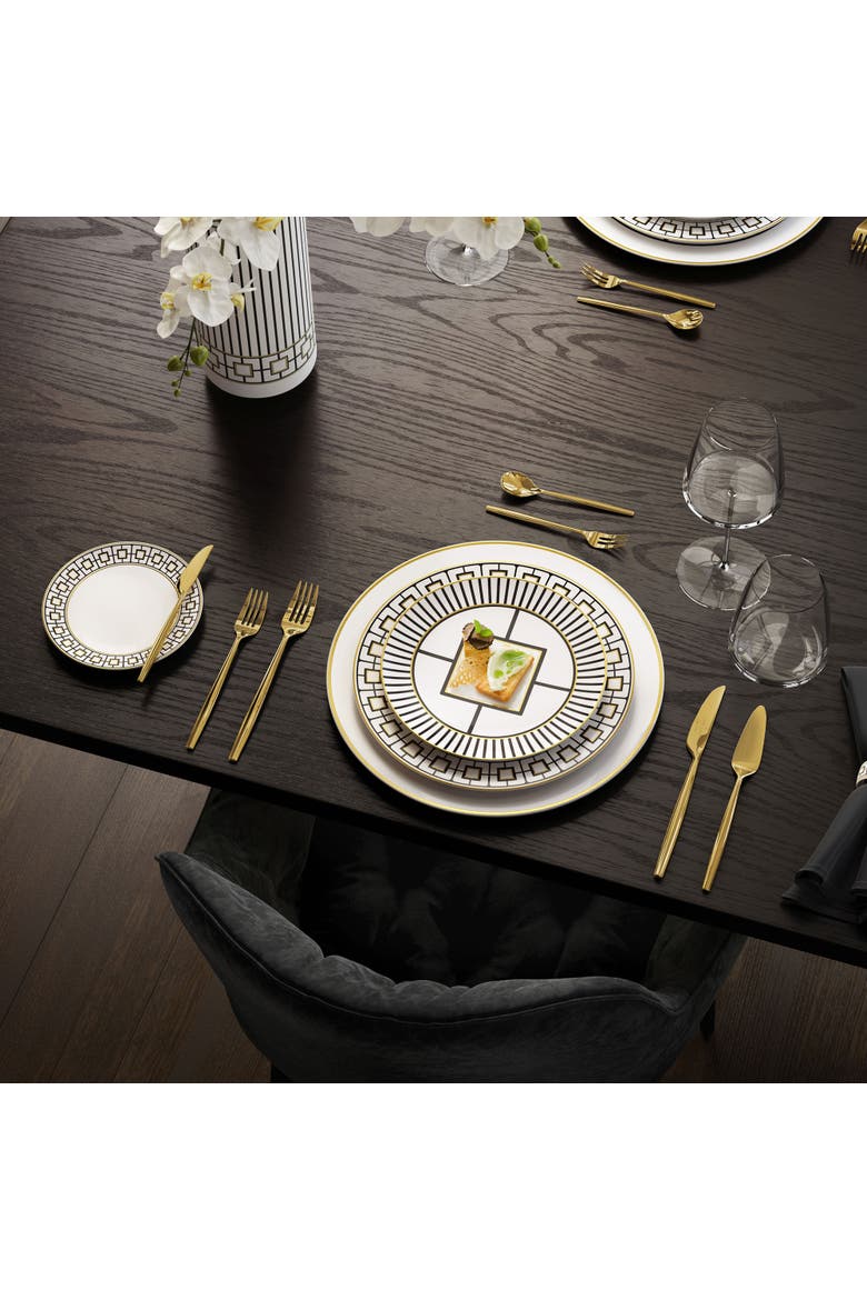 MetroChic Dinner Plate, Alternate, color, white