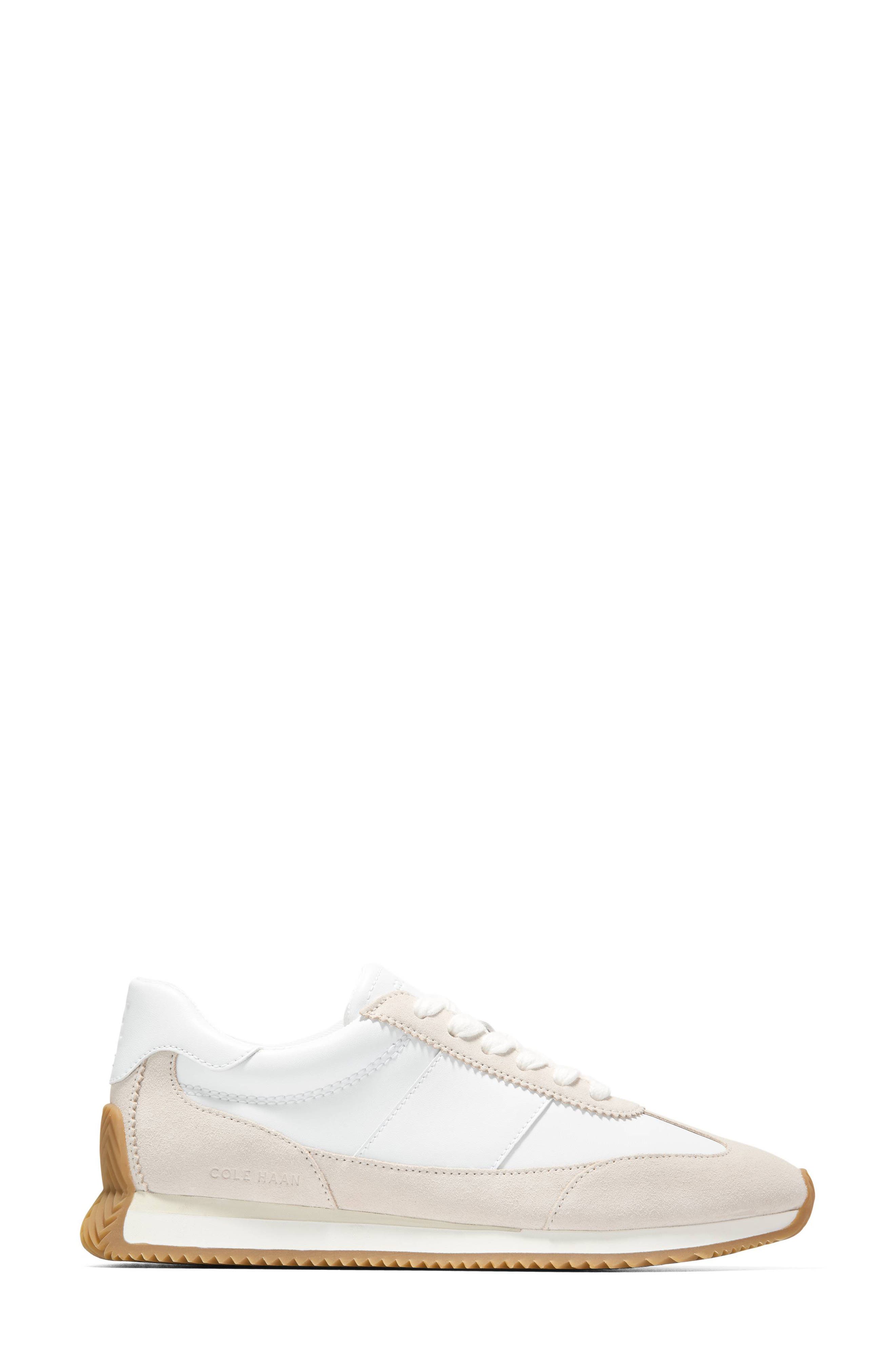 Cole Haan Grand Crosscourt Davie Runner Shoe, Alternate, color, White Leather / Silver Birch