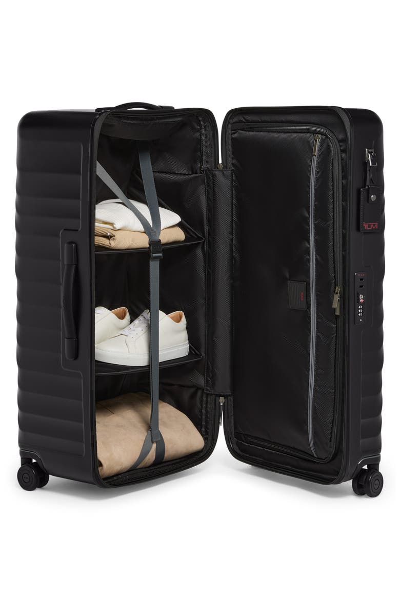 19 Degree Large Trunk Hardside Spinner, Alternate, color, BLACK TEXTURE