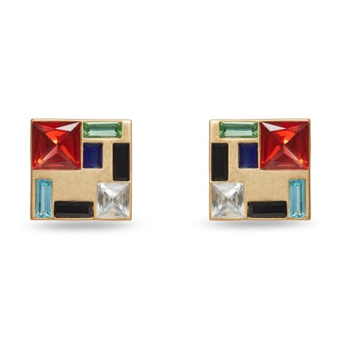The Met X Lele Mondrian Composition Earrings