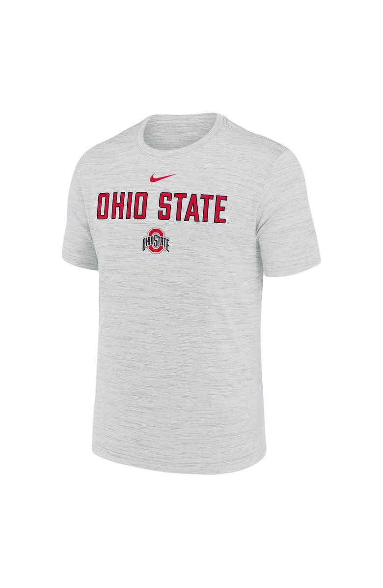 Nike Men's Nike Ash Ohio State Buckeyes 2025 Sideline Velocity Performance T-Shirt, Alternate, color, 