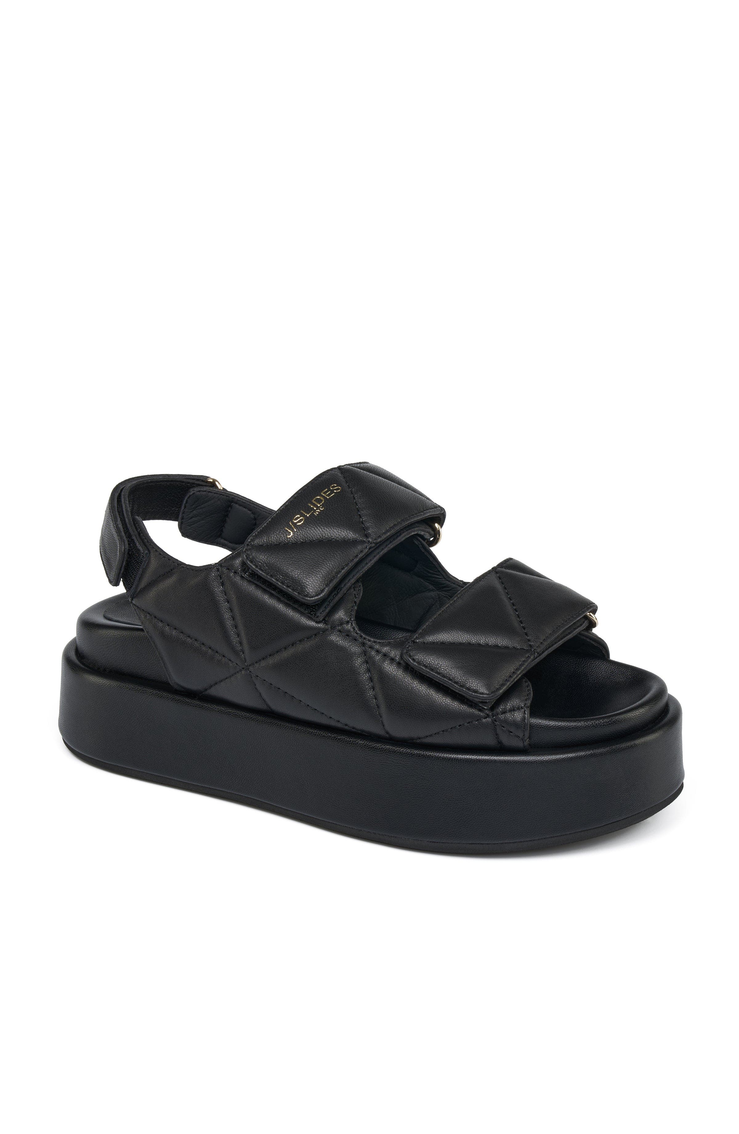 Yolanda Leather Slingback Sandal, Alternate, color, Black