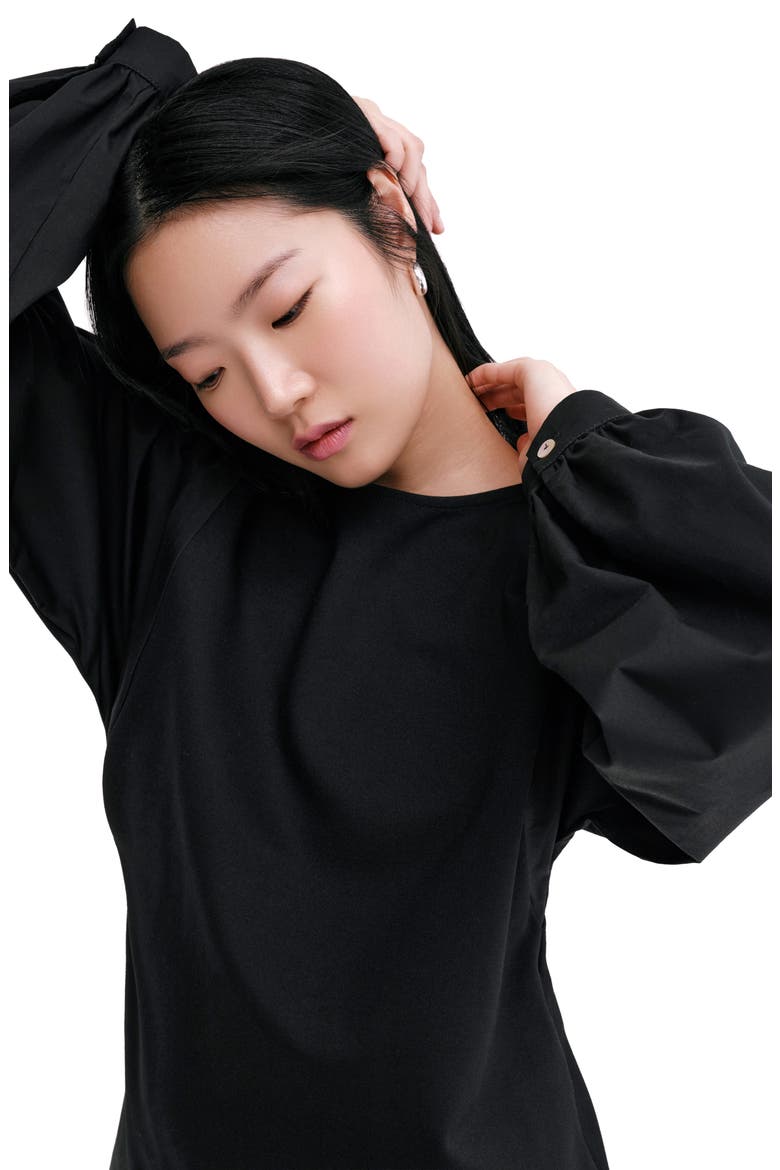 Patti Long Sleeve Dress, Alternate, color, BLACK