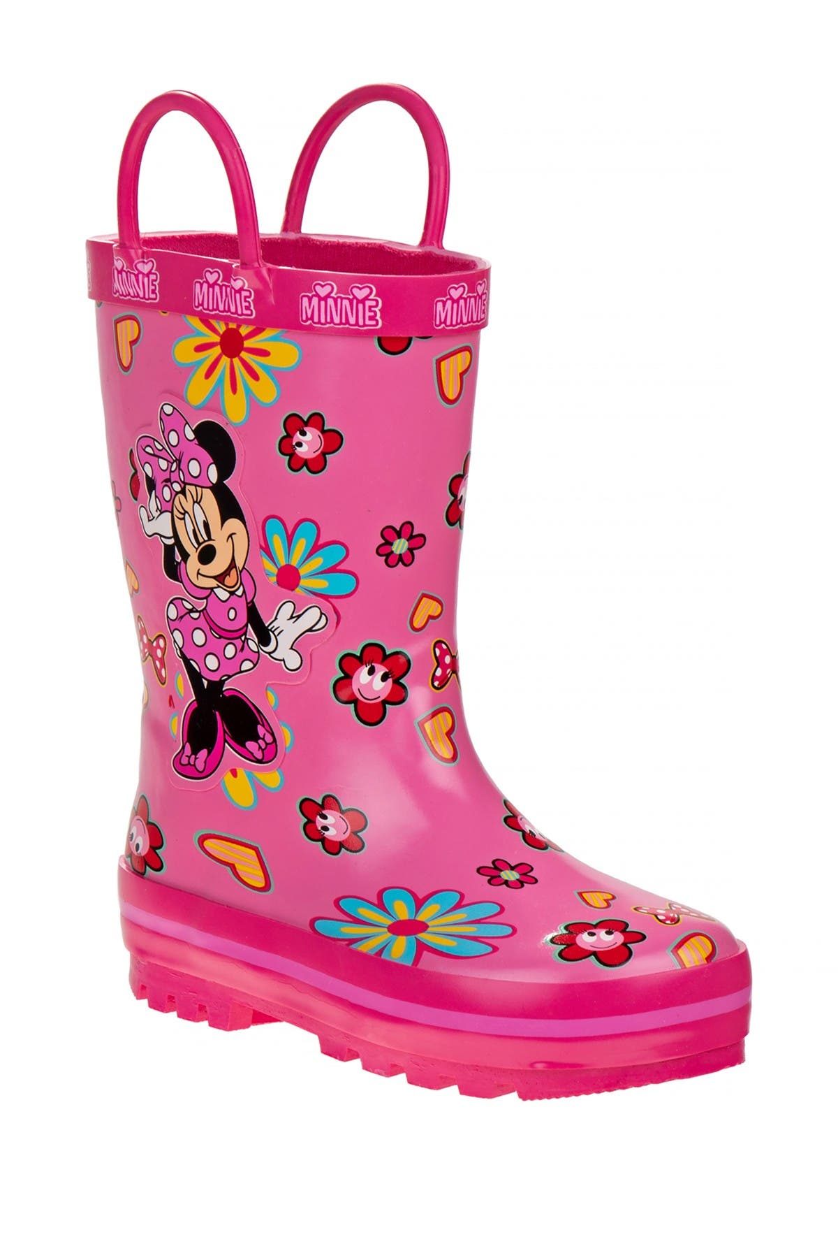 JOSMO Minnie Mouse Rain Boots, Alternate, color, 
