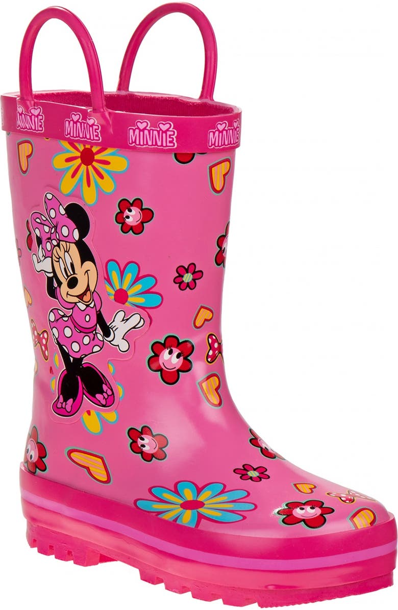 JOSMO Minnie Mouse Rain Boots, Alternate, color,
