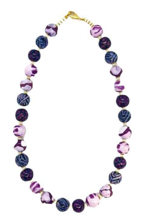 Purple Match Necklace - 18''