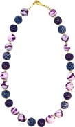 Kazuri Purple Match Necklace - 18''