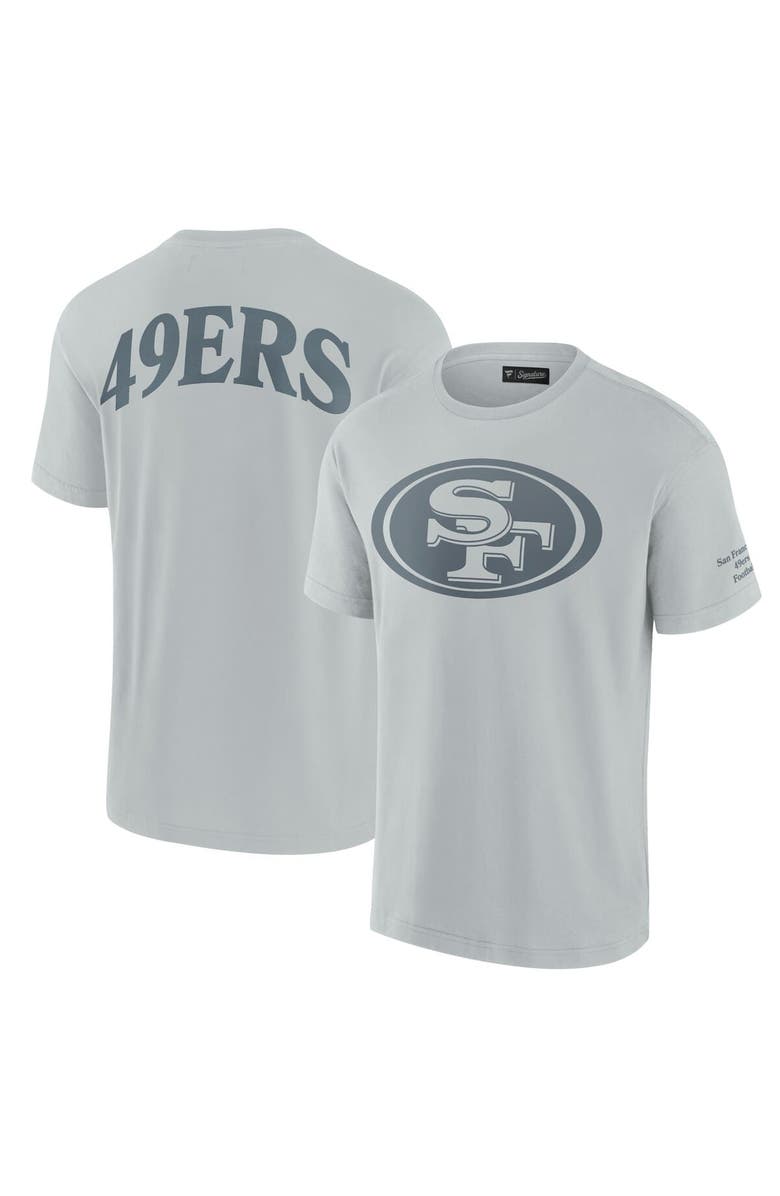 FANATICS Unisex Fanatics Gray San Francisco 49ers Elements Iconic T-Shirt, Alternate, color, Gray