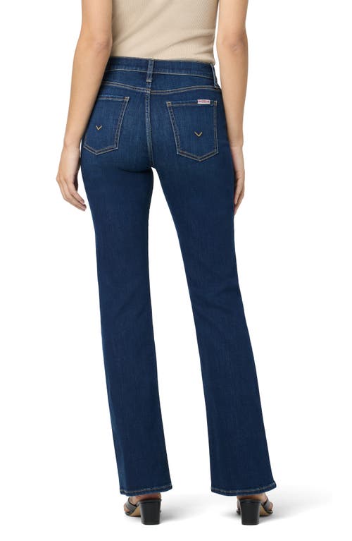 Hudson Jeans Jolene Cuffed Hem Wide Leg Jeans In Blue