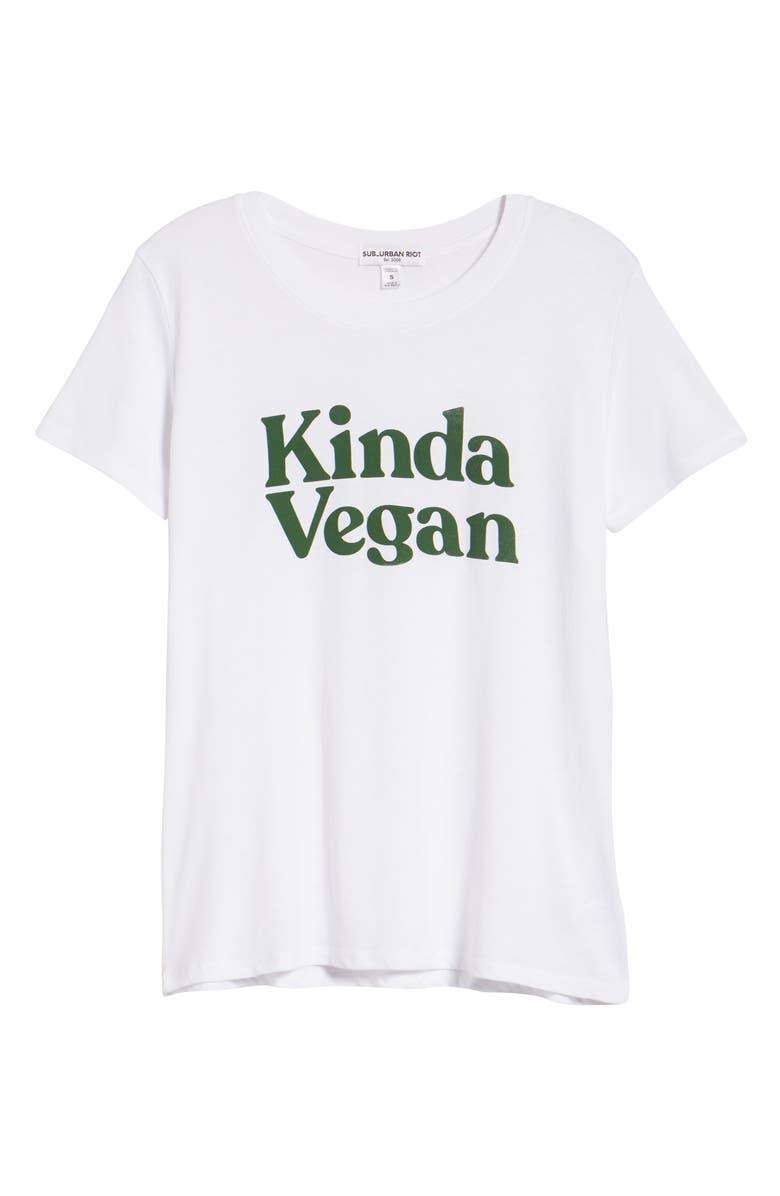 Sub_Urban Riot Kinda Vegan Loose Tee, Alternate, color, White