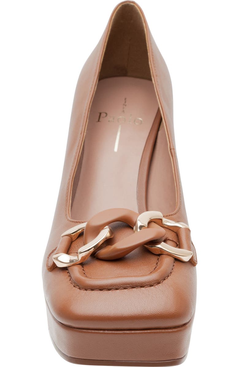 Linea Paolo Phoebe Platform Pump, Alternate, color, Cognac