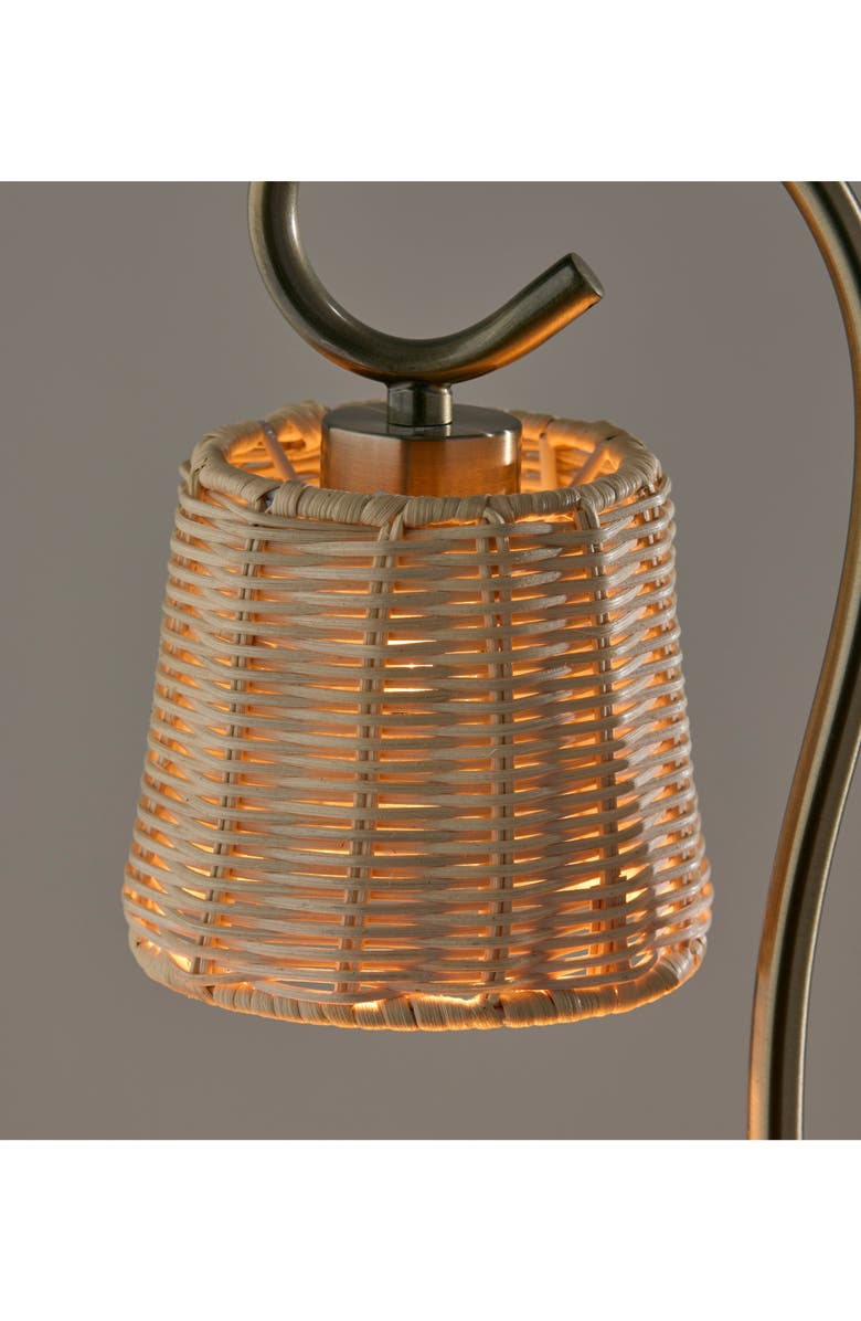 ADESSO LIGHTING Perry Candle Warmer Lamp, Alternate, color, Antique Brass