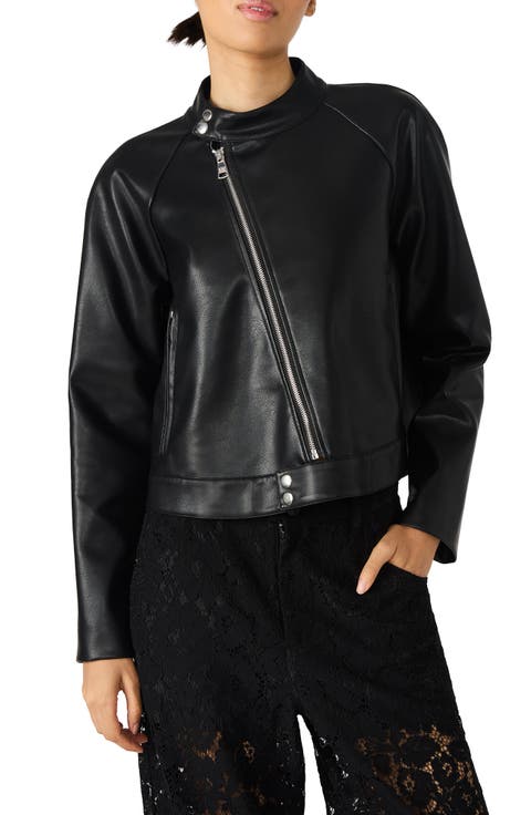 Jett Faux Leather Moto Jacket