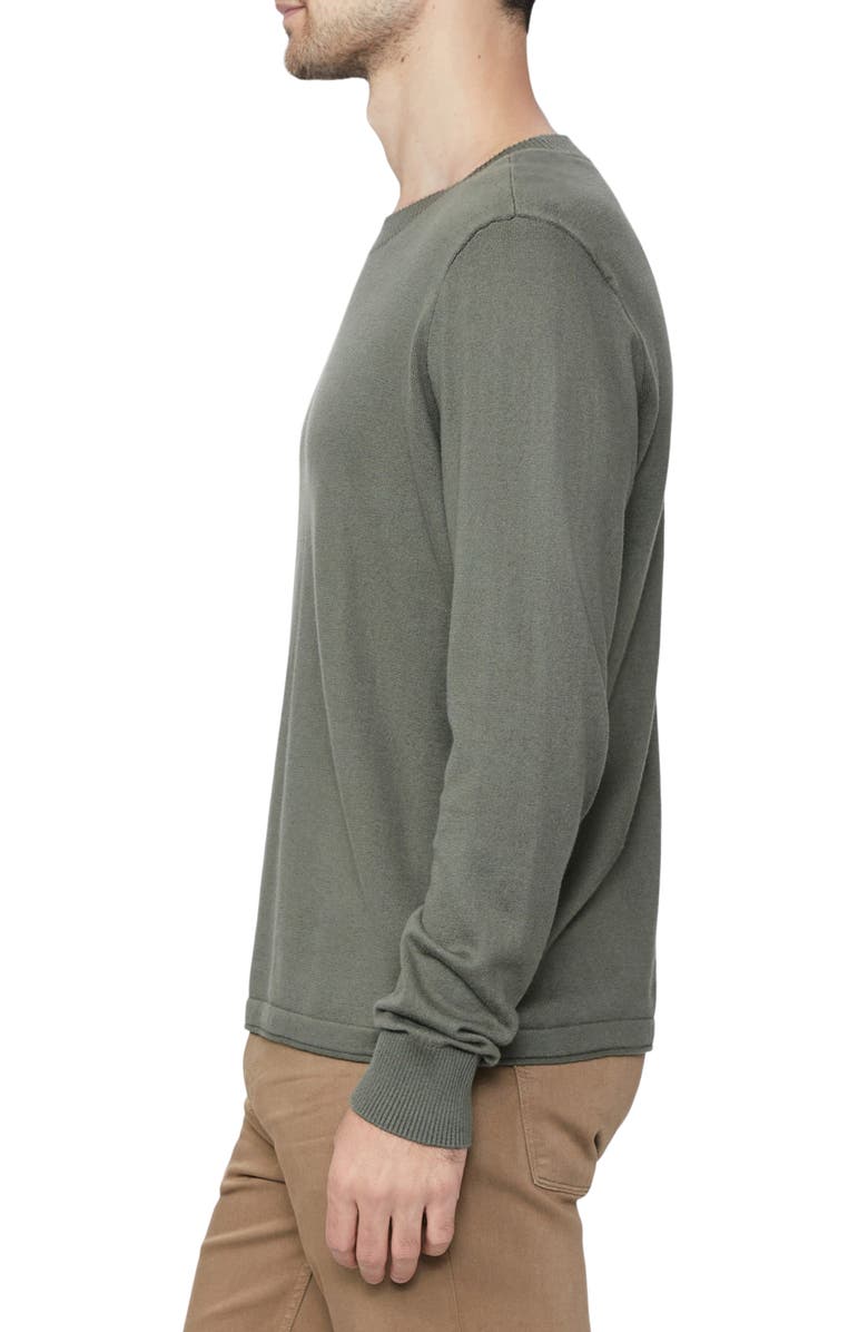 PAIGE Chaplin Organic Cotton & Wool Crewneck Sweater, Alternate, color, 