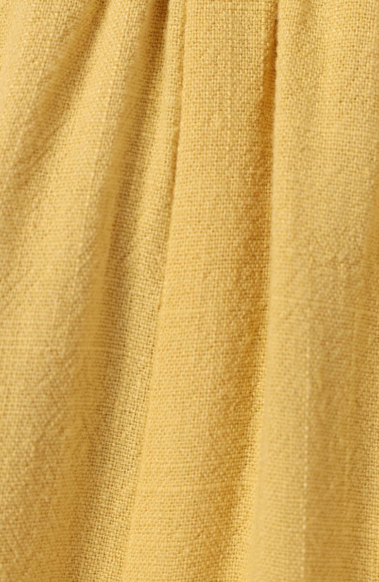 Petal & Pup Sally One-Shoulder Crop Top & Shorts Set, Alternate, color, Butter Yellow