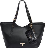 Tahari Amelie Faux Leather Bucket Tote