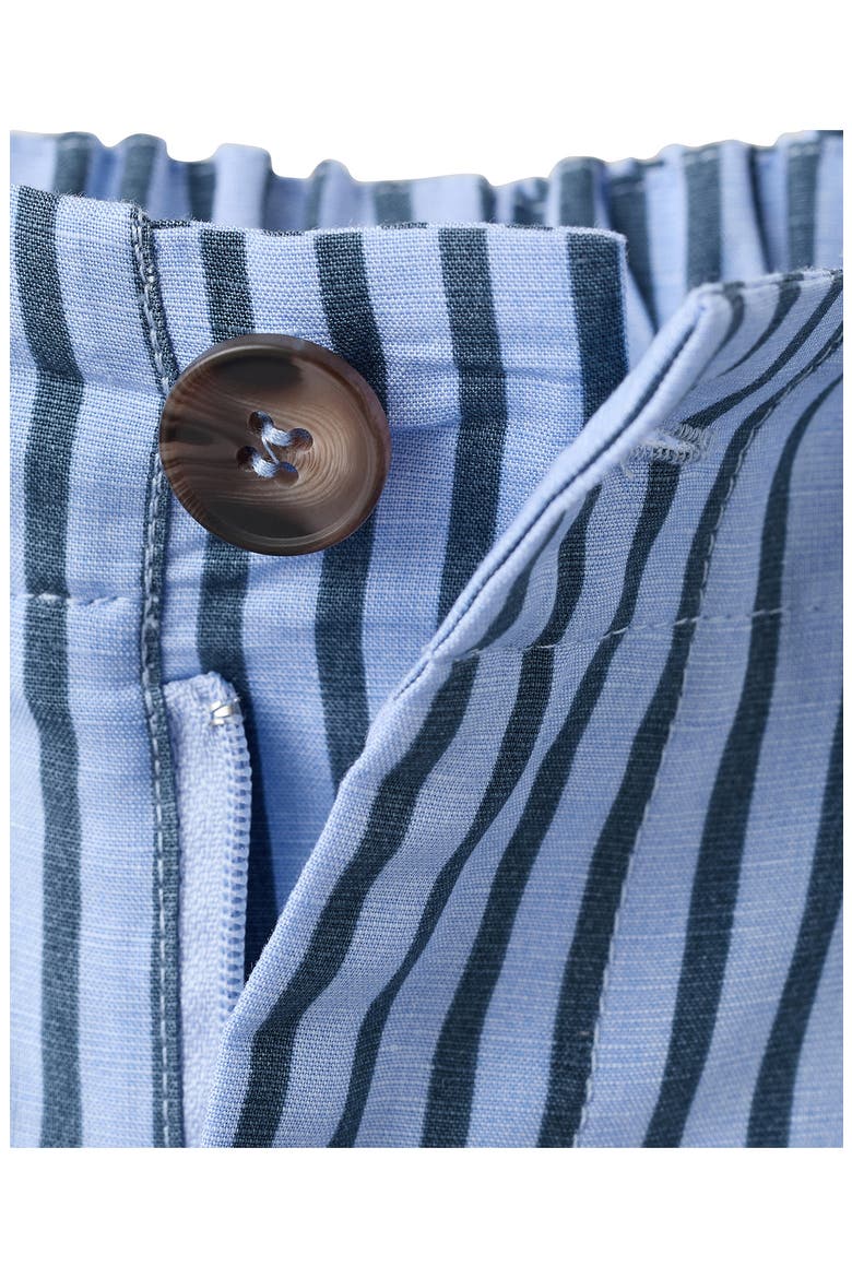 Striped Wide Leg Pleated Trousers, Alternate, color, SKY BLUE
