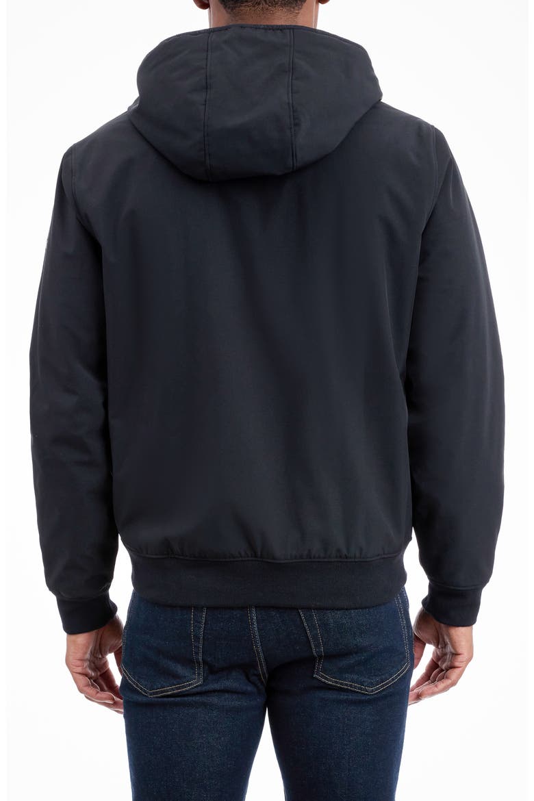 Hooded Soft Shell Jacket, Alternate, color, BLACK