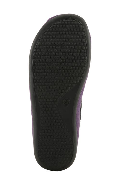 Flexus By Spring Step Amalie Faux Fur Slipper In Purple
